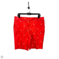 Shorts By Talbots In Red & White, Size: 12