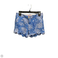 Shorts Designer By Lilly Pulitzer In Blue, Size: 0