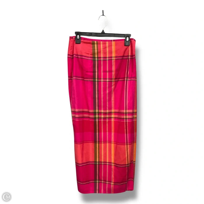 Skirt Maxi By Liz Claiborne In Plaid Pattern, Size: M