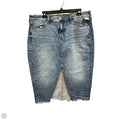 Skirt Maxi By Torrid In Blue Denim, Size: 16