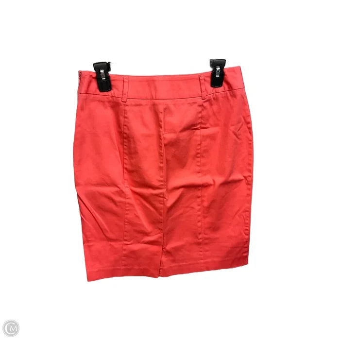 Skirt Midi By Apt 9 In Coral, Size: 2