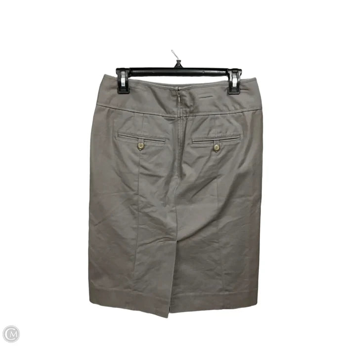Skirt Midi By Gap In Grey, Size: 8