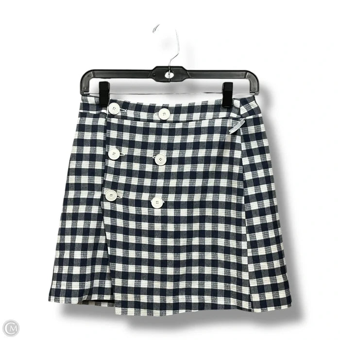 Skirt Midi By Mng In Plaid Pattern, Size: Xs