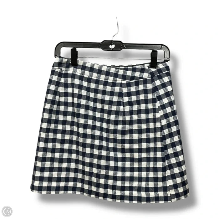 Skirt Midi By Mng In Plaid Pattern, Size: Xs