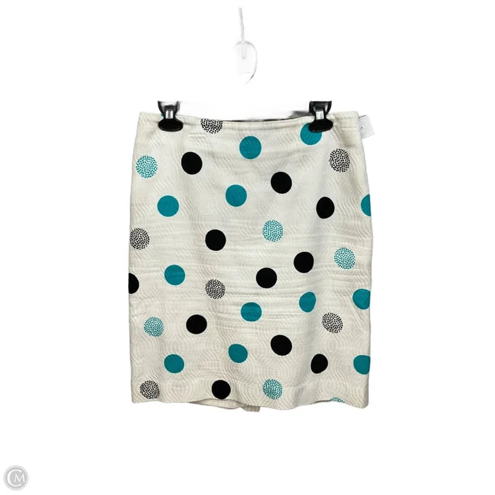 Skirt Midi By Talbots In Polkadot Pattern, Size: 8p