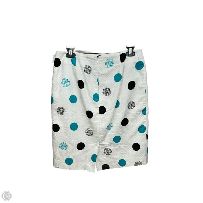 Skirt Midi By Talbots In Polkadot Pattern, Size: 8p