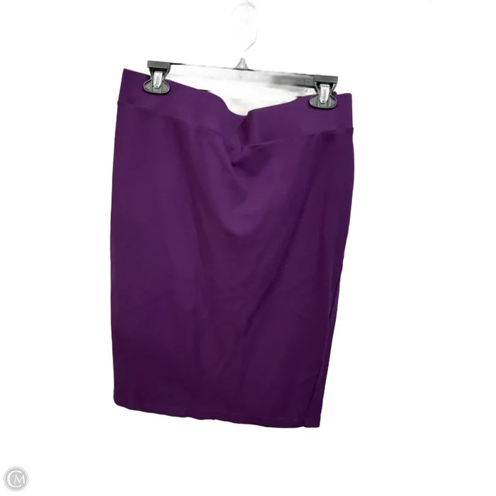 Skirt Midi By Torrid In Purple, Size: 18