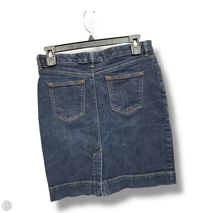 Skirt Mini & Short By Banana Republic In Blue Denim, Size: Sp
