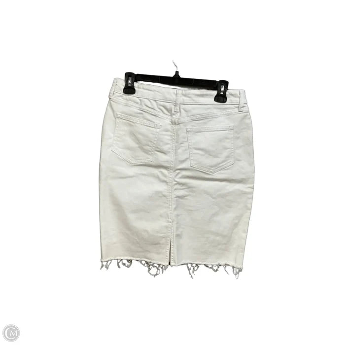 Skirt Mini & Short By Banana Republic In White, Size: 4