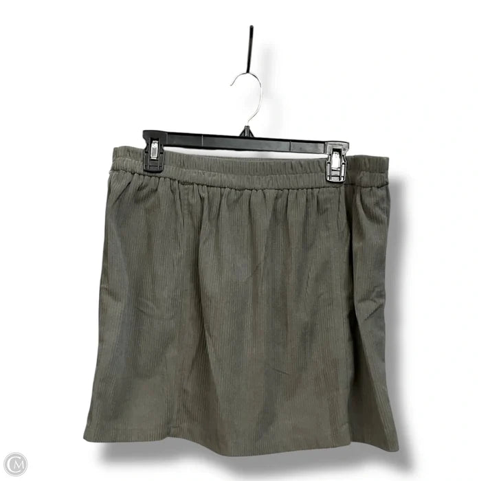 Skirt Mini & Short By Cmc In Grey, Size: Xl