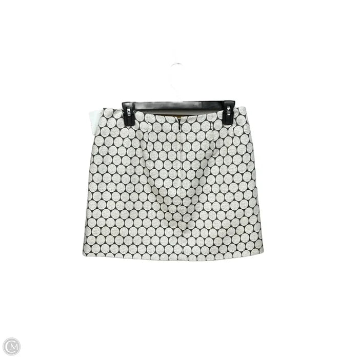 Skirt Mini & Short By J. Crew In Grey & White, Size: 6