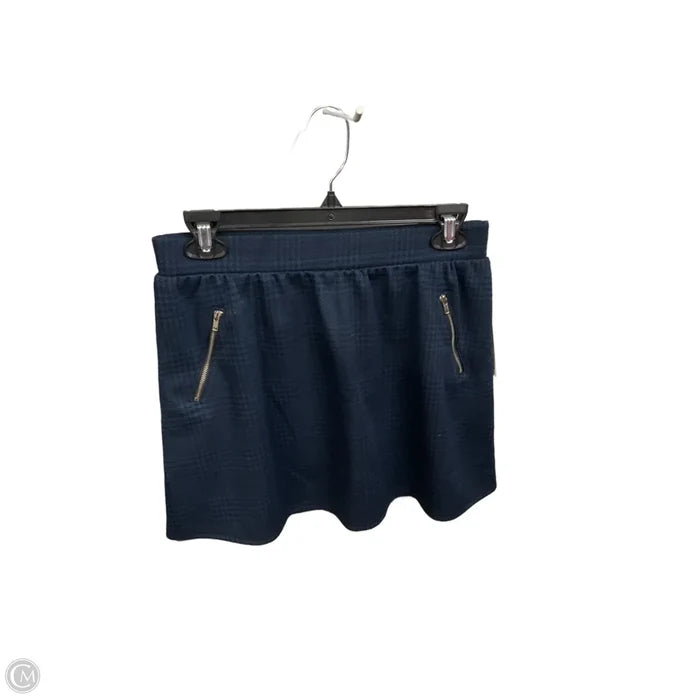 Skirt Mini & Short By Joe B In Black & Blue, Size: 12