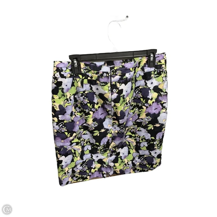 Skirt Mini & Short By Loft In Floral Print, Size: 8