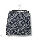 Skirt Mini & Short By Talbots In Blue & White, Size: M