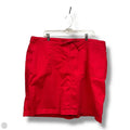 Skort By Cj Banks In Red, Size: 20