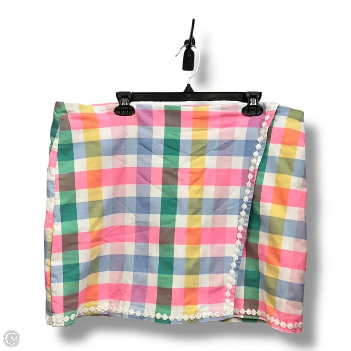 Skort By Crown And Ivy In Plaid Pattern, Size: 20