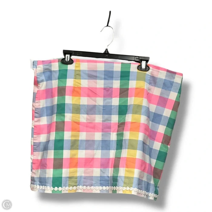 Skort By Crown And Ivy In Plaid Pattern, Size: 20