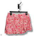 Skort Designer By Lilly Pulitzer In Pink & White, Size: S