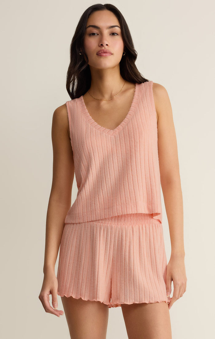 Sloane V-Neck Rib Tank Top