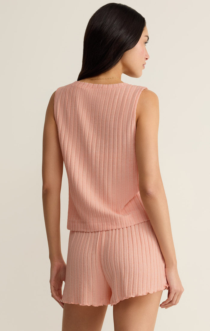 Sloane V-Neck Rib Tank Top