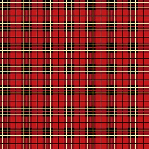 Snow Dog Express 6350-88 Red Plaid by E Studio