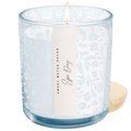 Spa Day Candle Blue Tinted Jar
