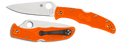 Spyderco Endura 4 - Flat Ground - Plain Edge - Orange FRN - C10FPOR - SNK/WTO - Home Office