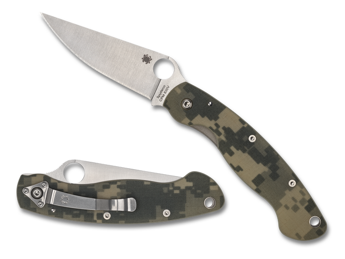 Spyderco Military - Plain Edge - Camo G10 - C36GPCMO - SNK/WTO - Home Office