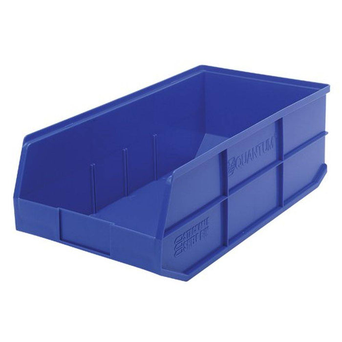 Stackable Shelf Bins 11"W x 20-1/2"L (6 Pack) - SSB485GY - Quantum Storage Systems