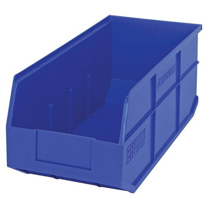Stackable Shelf Bins 8-1/4"W x 18"L x 7"H (6 Pack) - SSB463BK - Quantum Storage Systems