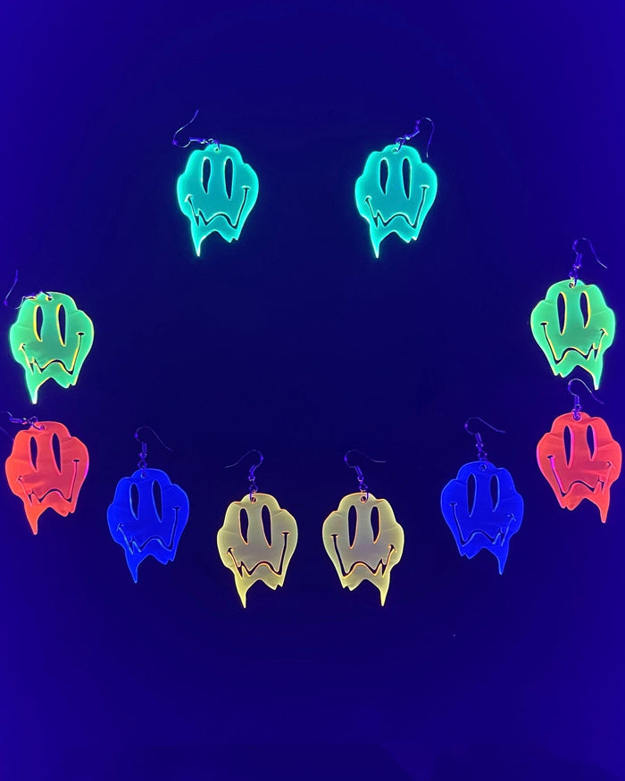 Stay Trippy Earrings, Dangle Earrings, - One Stop Rave