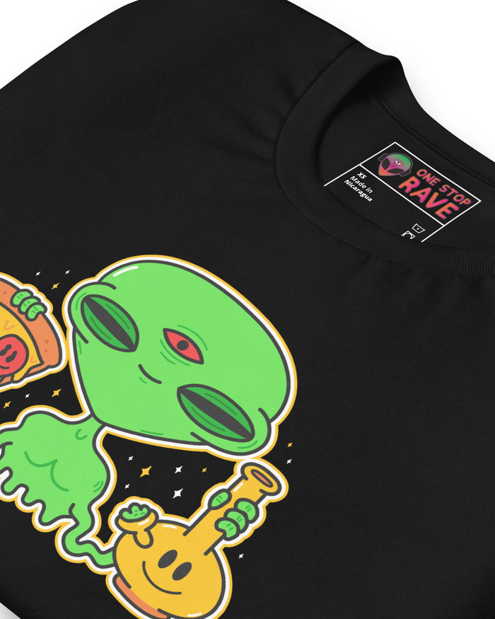 Stoned Alien T-Shirt, T-Shirt, - One Stop Rave