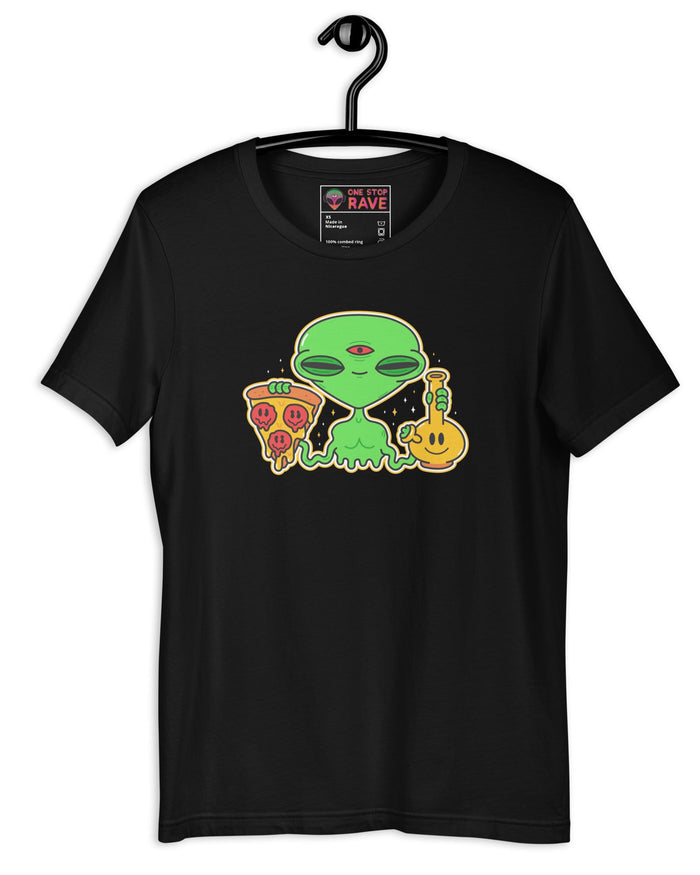 Stoned Alien T-Shirt, T-Shirt, - One Stop Rave