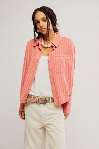 Striped Linen Laurel Top
