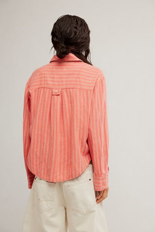 Striped Linen Laurel Top