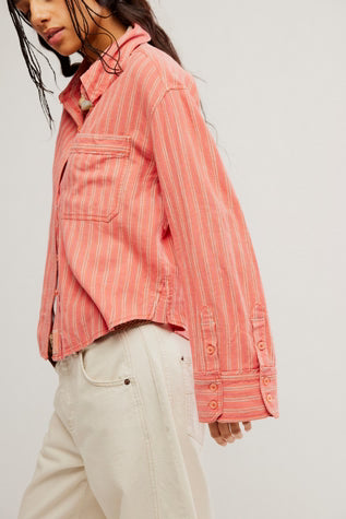 Striped Linen Laurel Top