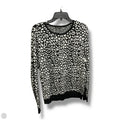 Sweater By Ann Taylor In Black & White, Size: L