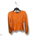 Sweater By Clothes Mentor In Orange, Size: L