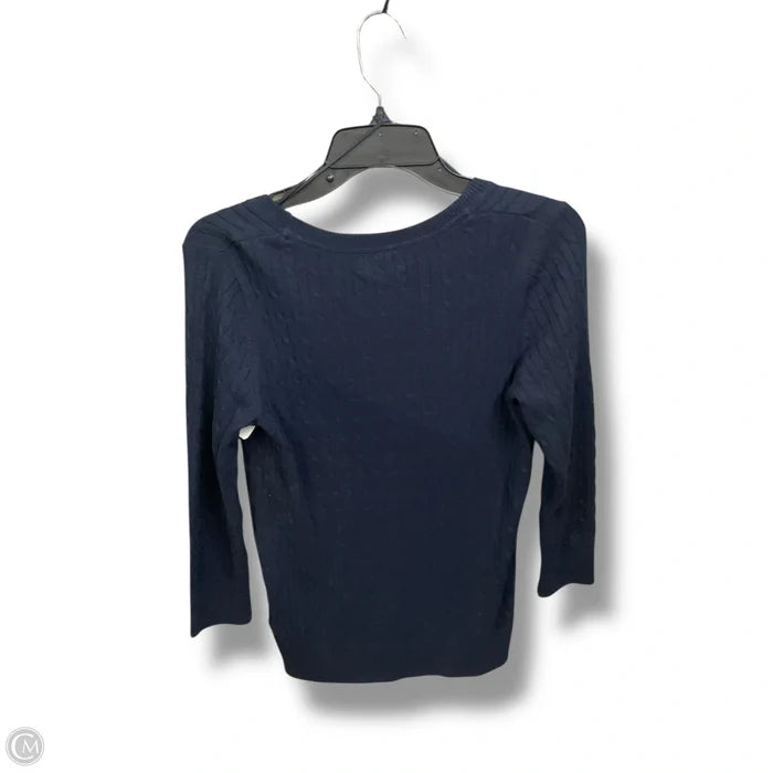 Sweater By Jones New York In Navy, Size: M
