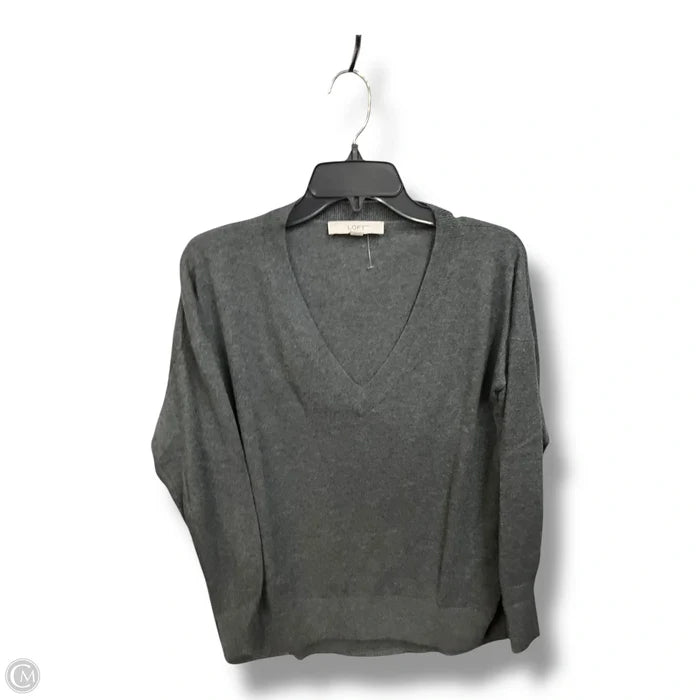 Sweater By Loft In Grey, Size: S