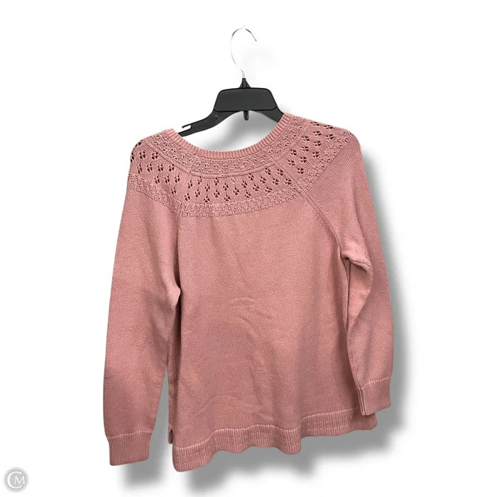 Sweater By Sonoma In Pink, Size: L