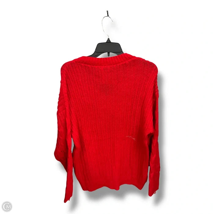 Sweater By Wild Fable In Red, Size: L