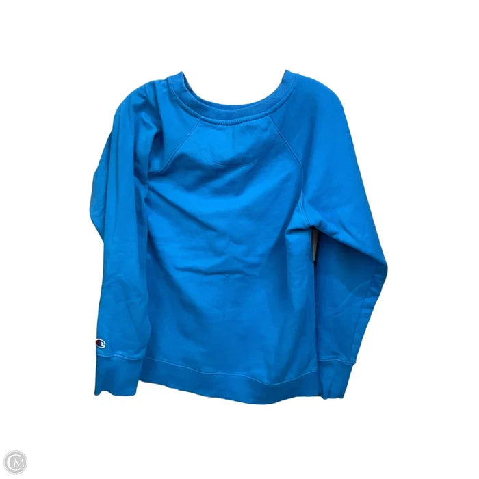Sweatshirt Crewneck By Champion In Blue, Size: M