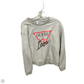 Sweatshirt Crewneck By Guess In Grey, Size: Xs