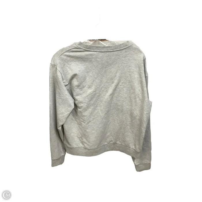 Sweatshirt Crewneck By Guess In Grey, Size: Xs