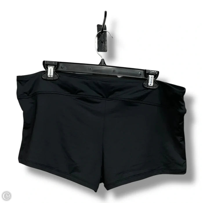 Swimsuit Bottom By Clothes Mentor In Black, Size: 1x