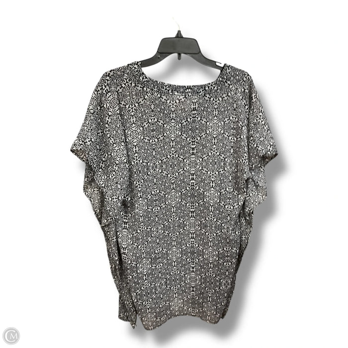 Swimwear Cover-up By Merona In Black & White, Size: S