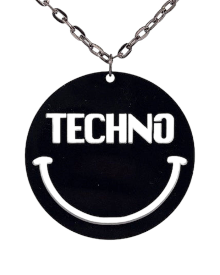 Techno Head Choker Necklace, Necklace, - One Stop Rave