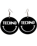 Techno Head Earrings, Dangle Earrings, - One Stop Rave