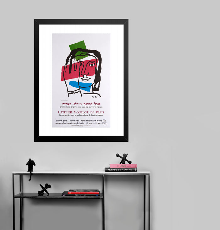 Tete de Femme - L'atelier Mourlot De Paris - Haïfa (after) Fernand Leger, 1987 - Mourlot Editions - Fine_Art - Poster - Lithograph - Wall Art - Vintage - Prints - Original